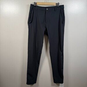 Lululemon Commission Classic Fit Pant Mens Size 32x35 Gray Warpstreme Work